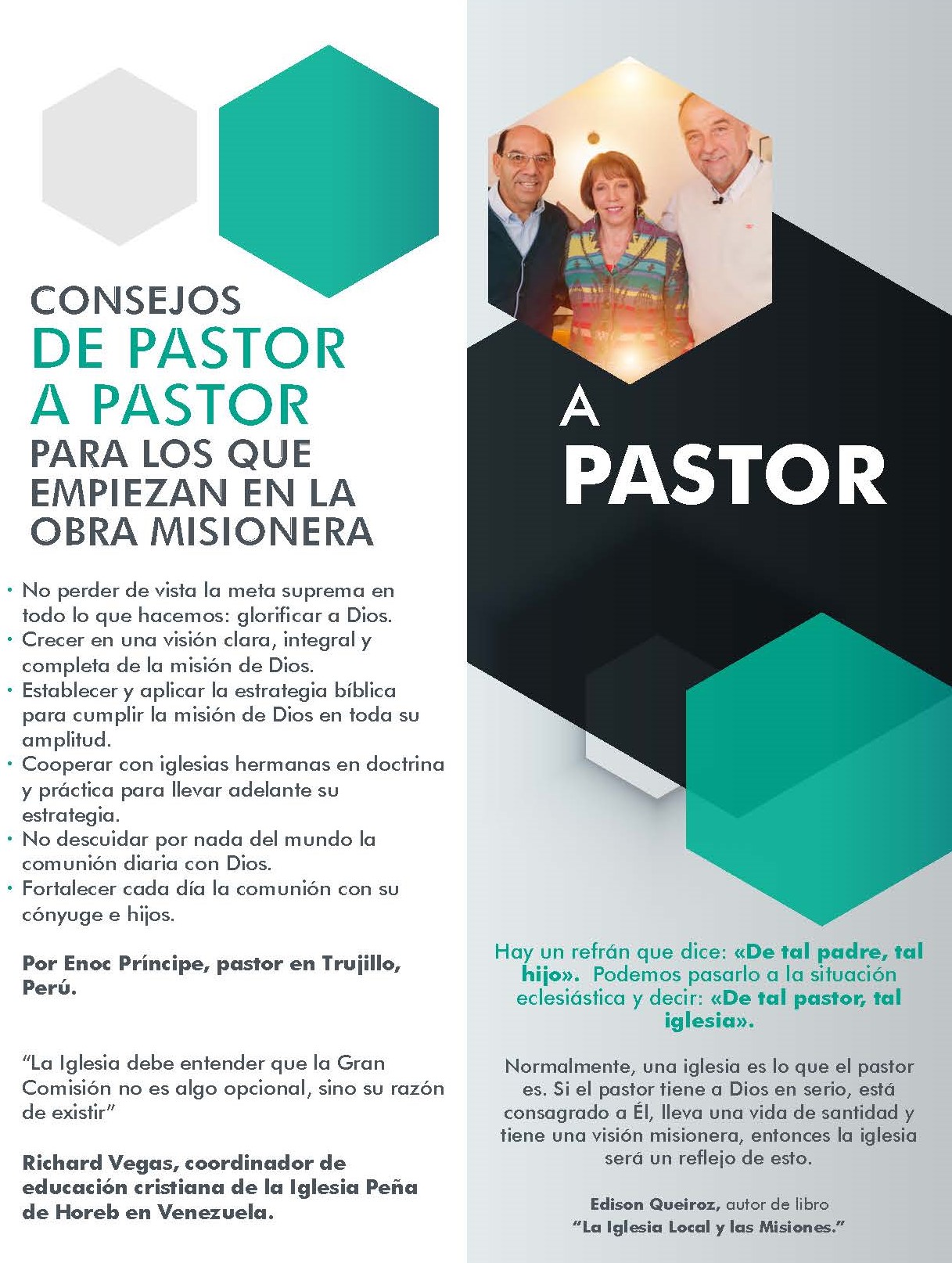 De pastor a pastor
