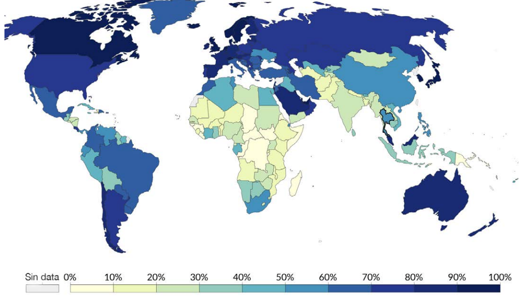 Más personas tienen acceso al Internet